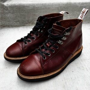 Dr. Martens Burgundy Lesley Boots